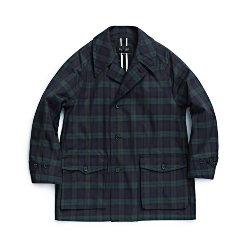 20SS EASTLOGUE OFFICER COAT BLACK WATCH CHECK
