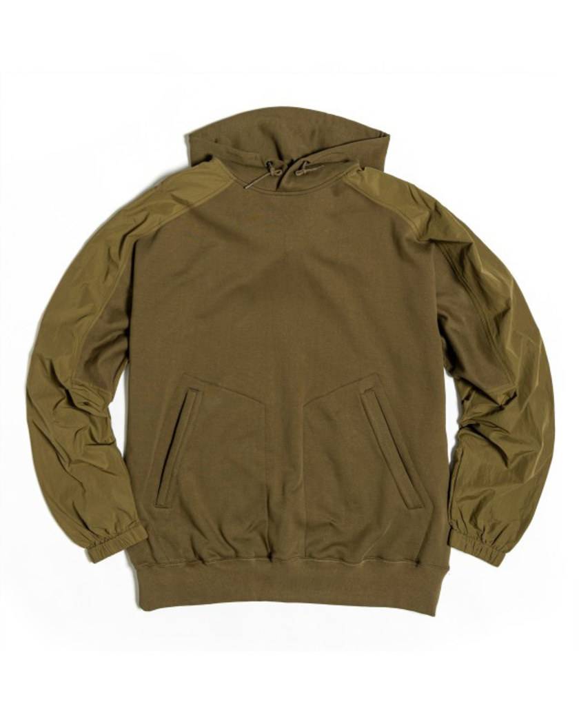 21SS EASTLOGUE FROG HOODED SWEAT L.OLIVE