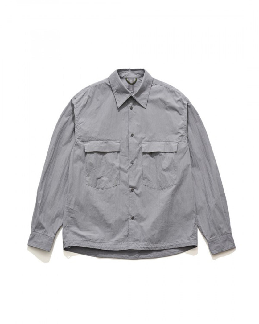 22SS UNAFFECTED OVERSIZED SHIRT SAGE BLUE