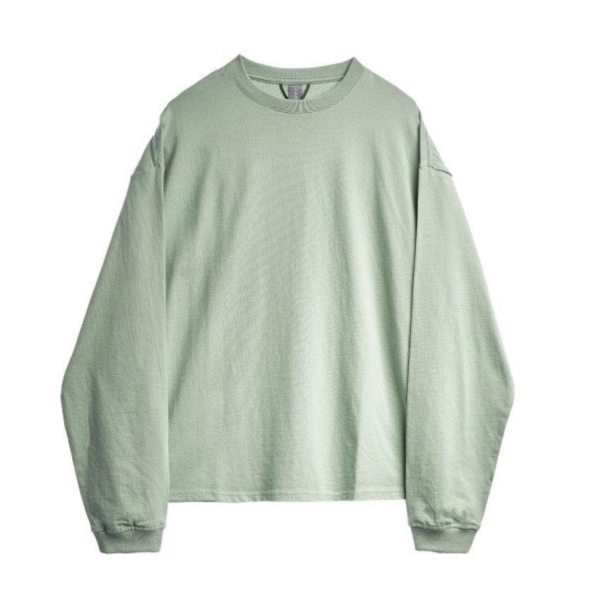 20FW UNAFFECTED LOGO LABEL LONG SLEEVES PALE MINT
