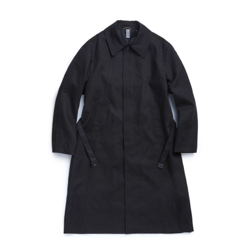 20SS UNAFFECTED BELTED SINGLE COAT BLACK