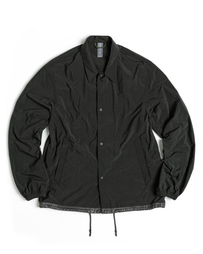 21SS UNAFFECTED LOGO LABEL COATCH JACKET CHARCOAL
