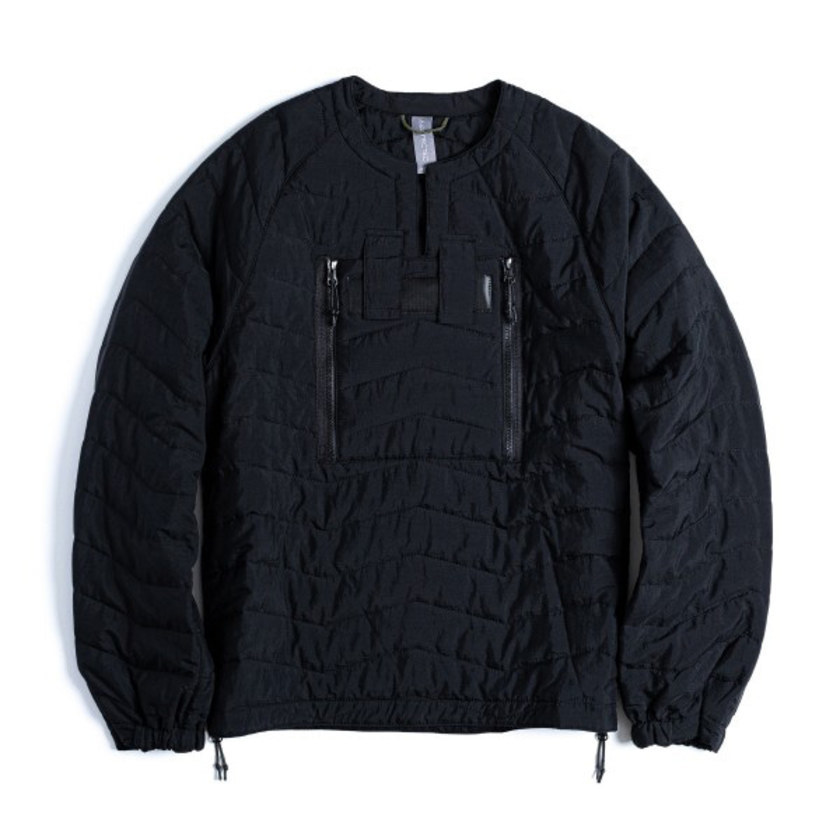 20FW UNAFFECTED QUILTED PULLOVER JUMPER BLACK